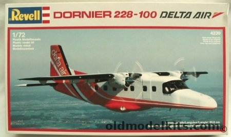 Revell 1/72 Dornier 288-100 Delta Air, 4239 plastic model kit